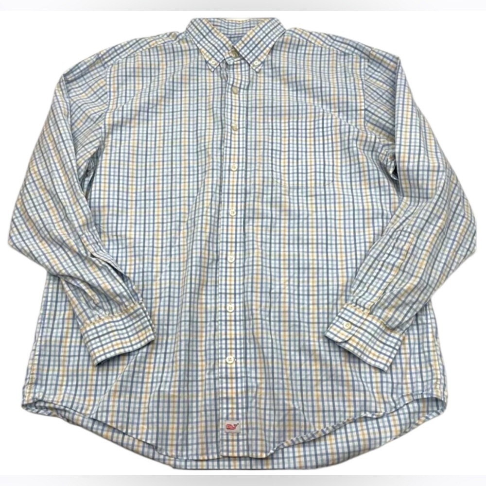 Men’s Vineyard Vines Classic Plaid Murray Button Down Dress Shirt